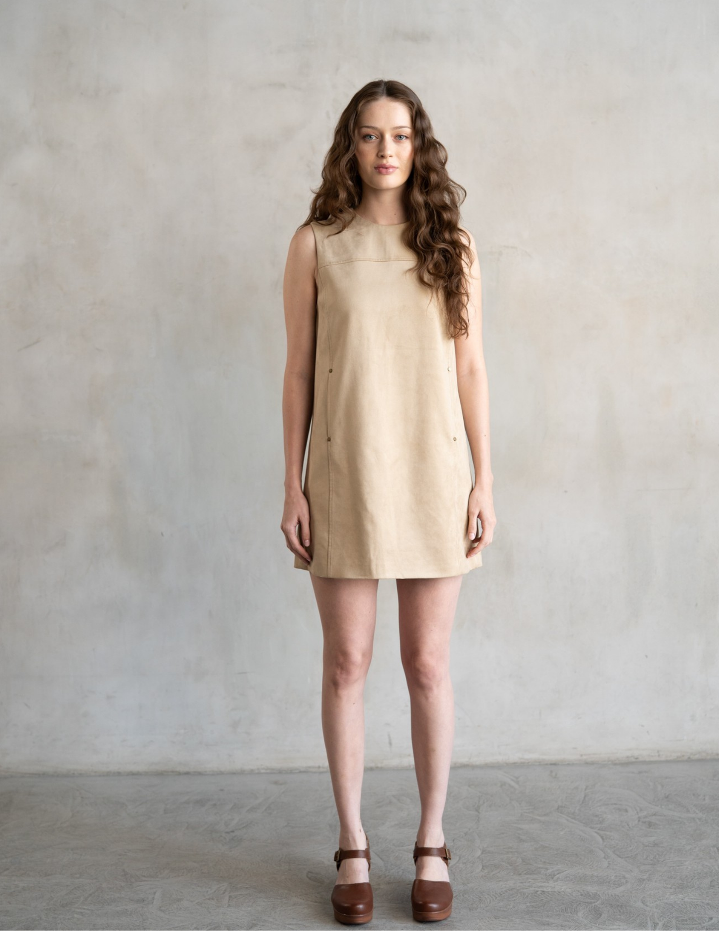 Suede Mini Dress