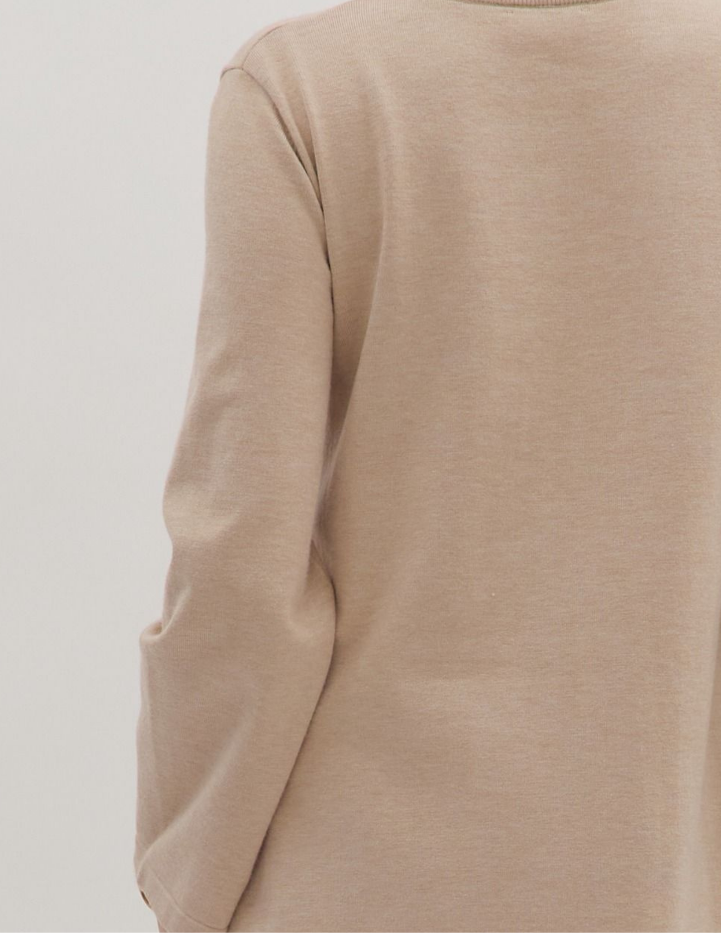 Sweater Dress Maxi- Sand