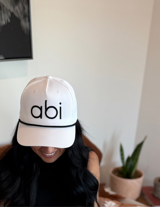 abi Richardson Short Brim Hat- White