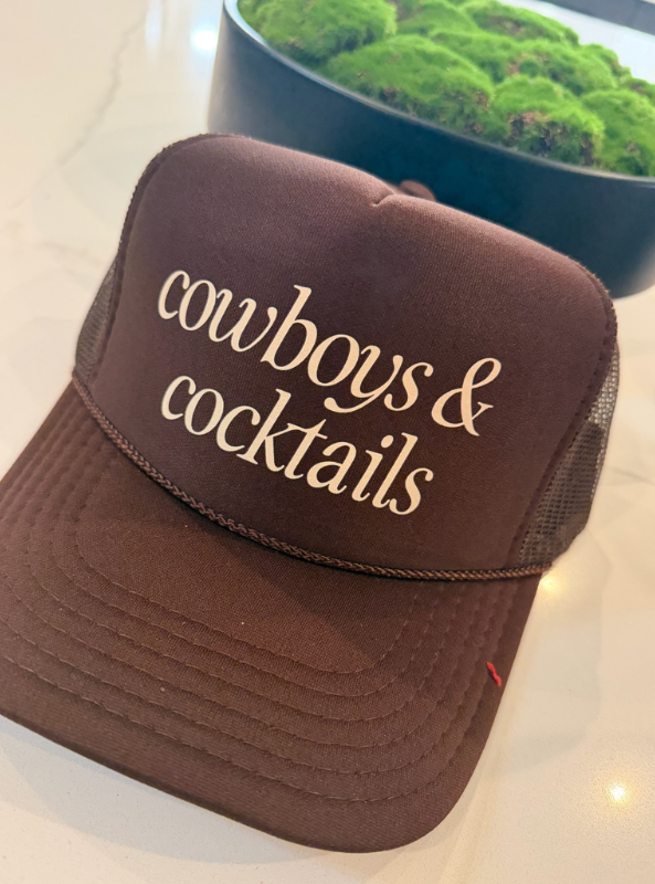 Cowboys & Cocktails Trucker Hat