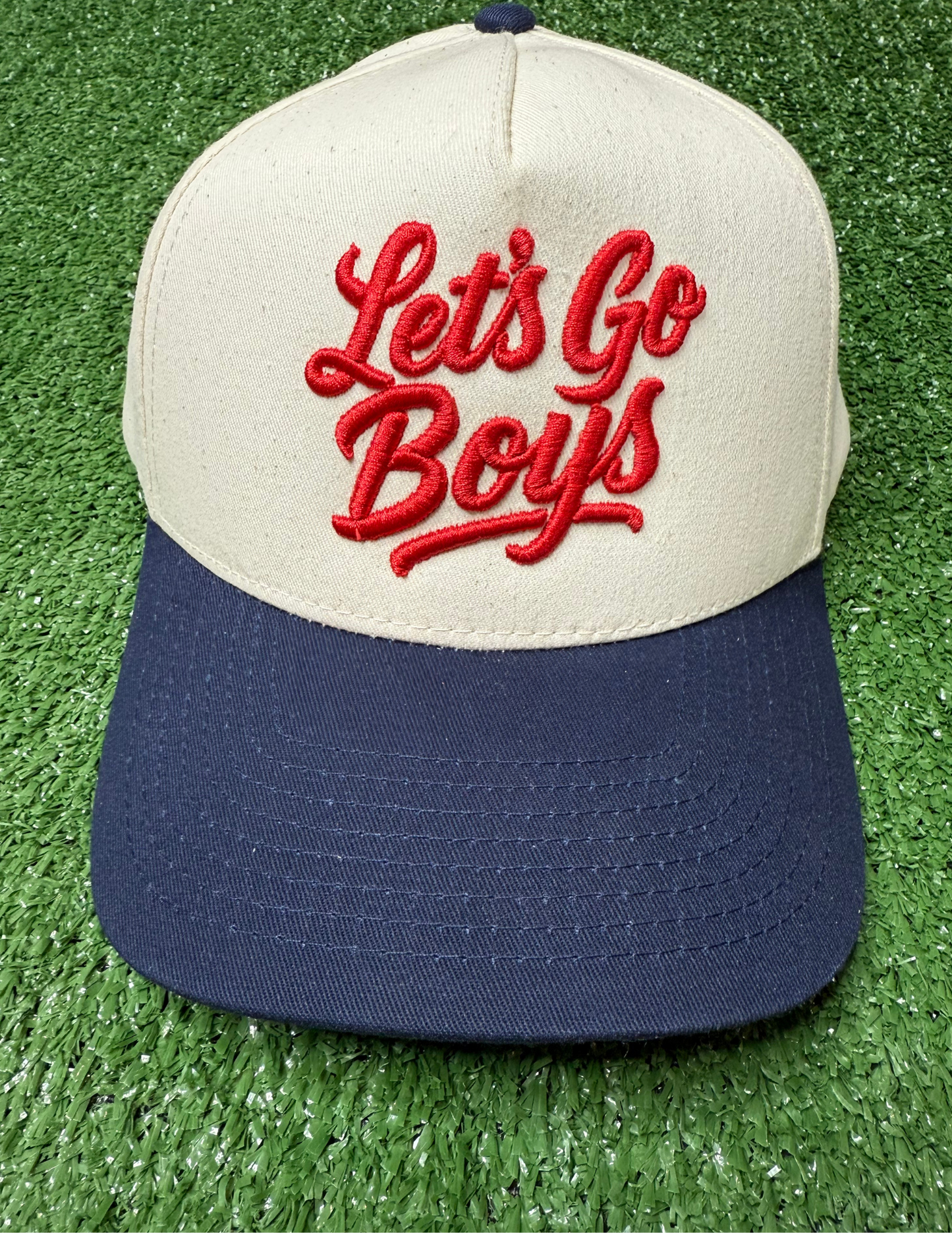 Lets Go Boys Hat- Red