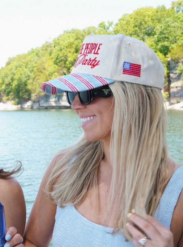We the People Like To Party - Americana Stripe Hat