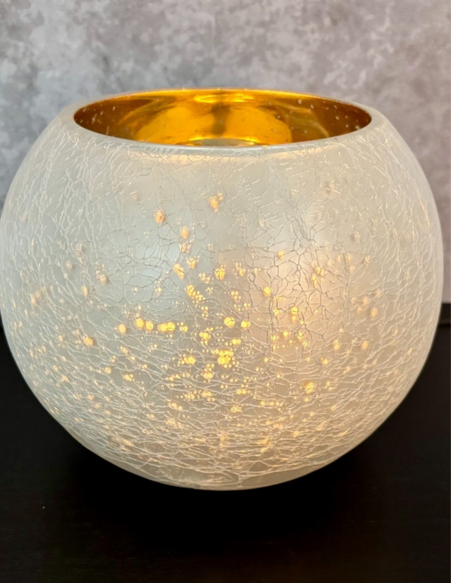 Copper Frost Bowl 8"D x 6.5"H