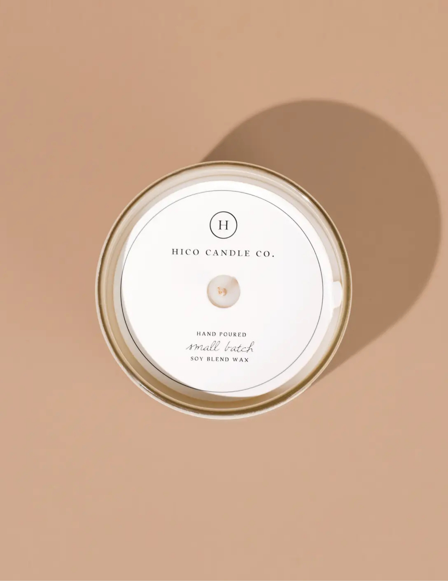 Hico Candle Co.- Amber + Nectarine 8oz. Candle - Tres Chic Boutique