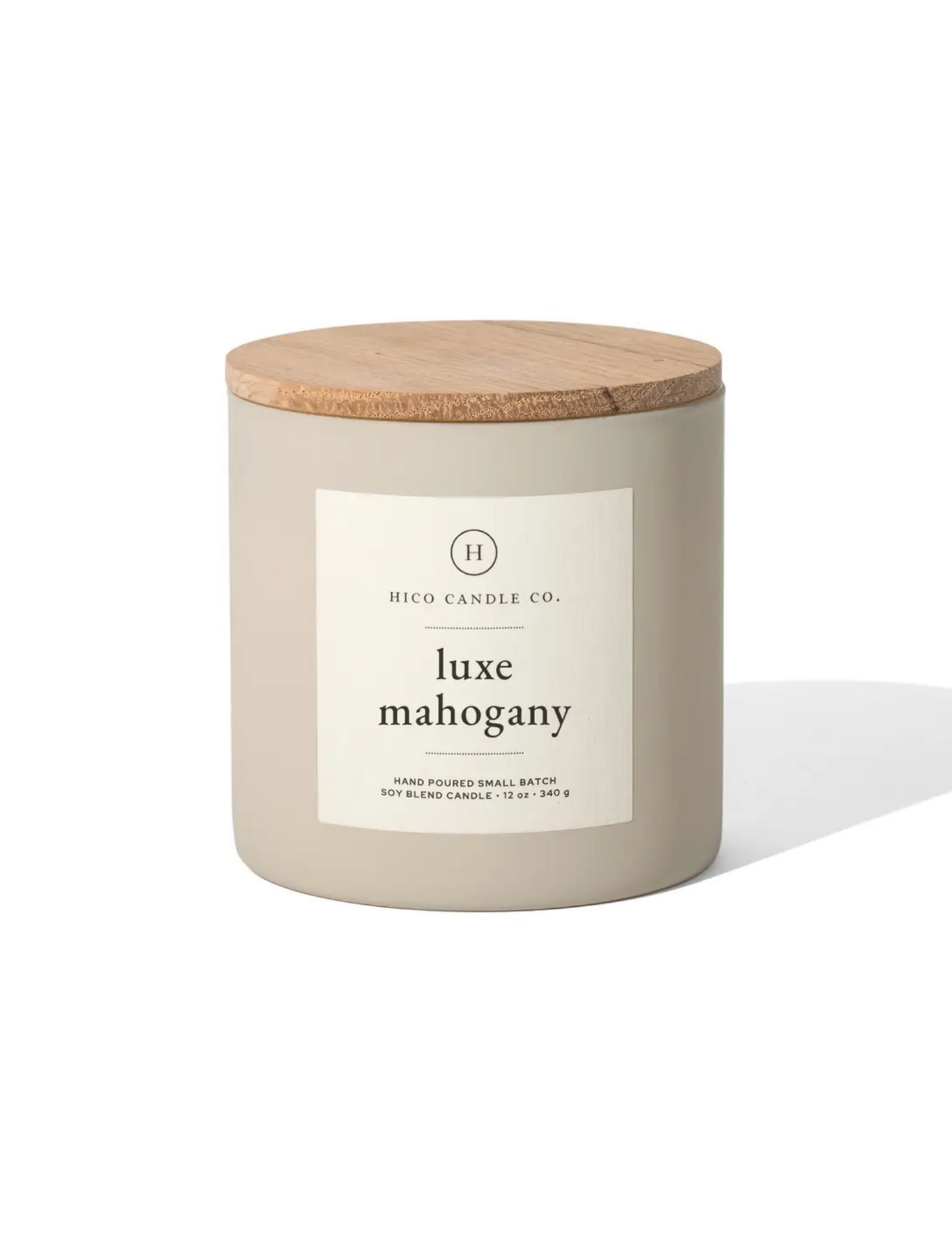 Hico Candle Co. Luxe Mahogany 14 oz Candle - Tres Chic Boutique