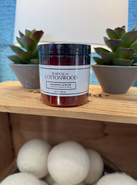 Moonflower Foaming Sugar Scrub - Tres Chic Boutique
