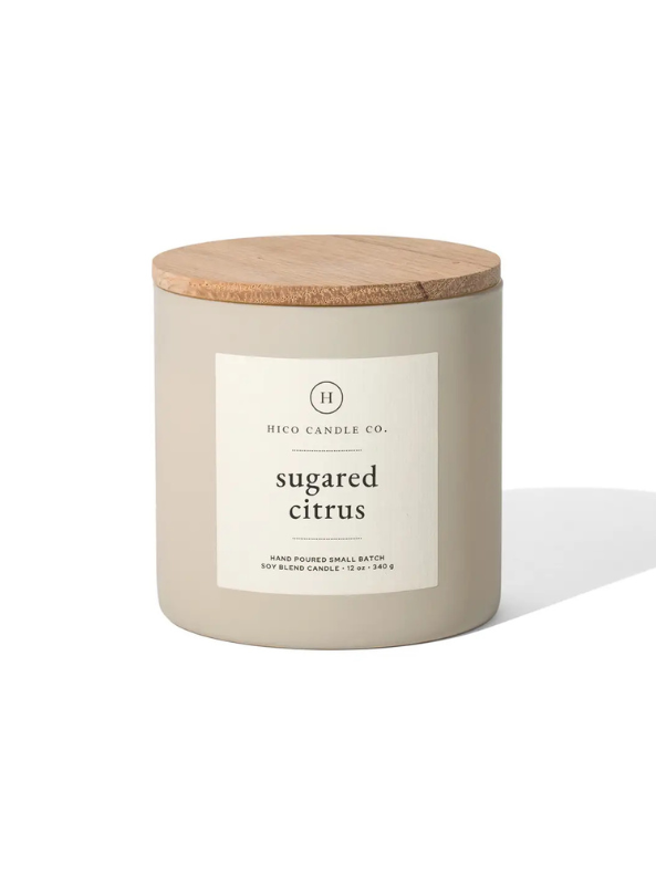 Hico Candle Co. -Sugared Citrus Candle 12oz - Tres Chic Boutique