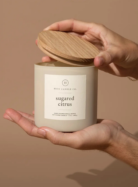 Hico Candle Co. -Sugared Citrus Candle 12oz - Tres Chic Boutique