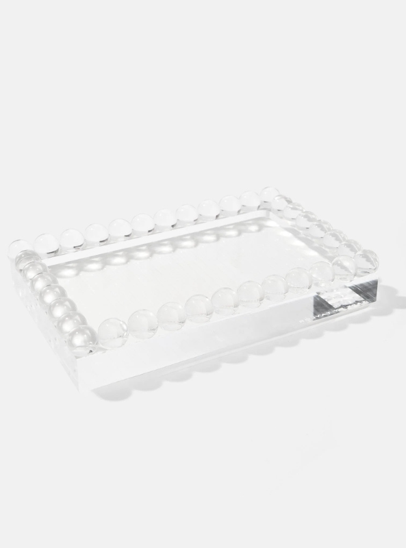 Medium Bubble Lucite Tray