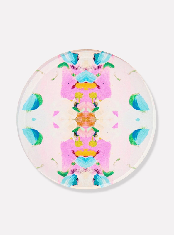 Monets Garden Pink Coaster- Set Of 4
