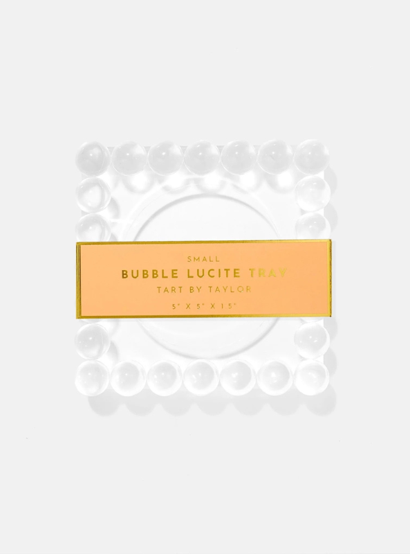 Small Bubble Lucite Tray