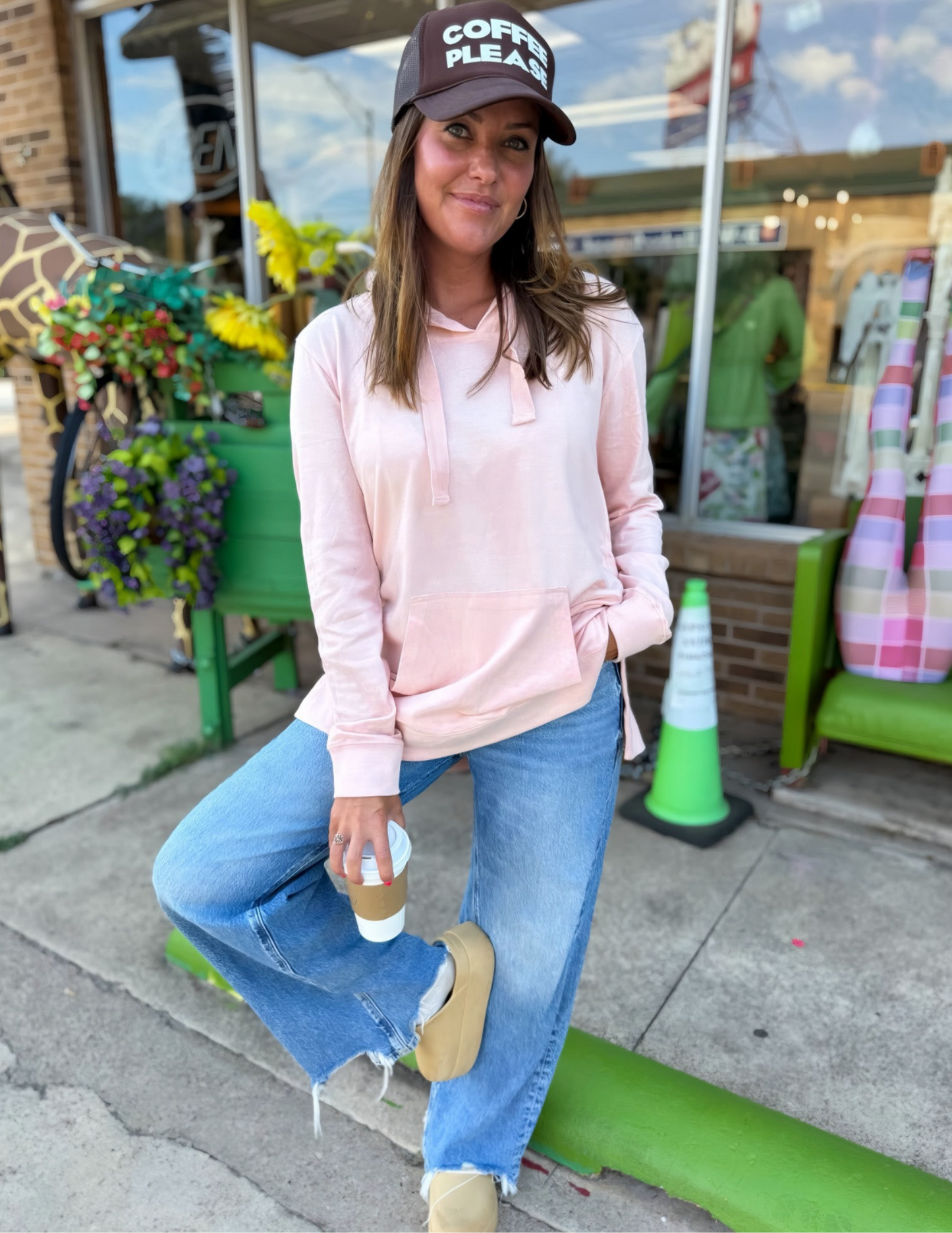 Jones Hoodie- Baby Pink