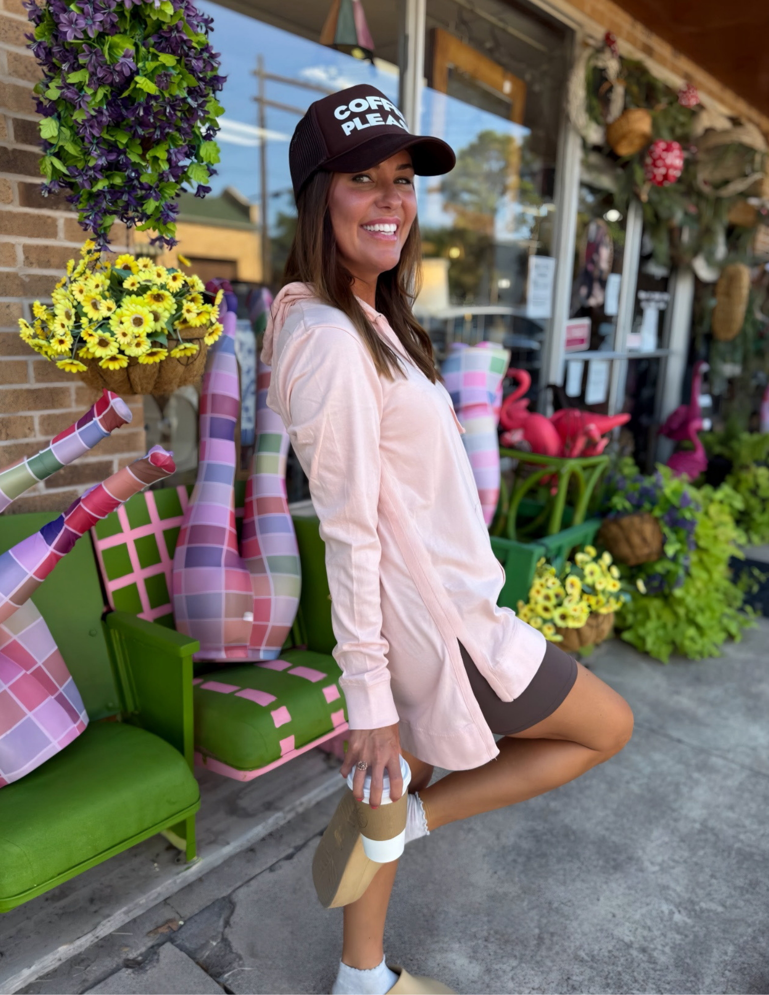 Jones Hoodie- Baby Pink - Tres Chic Boutique