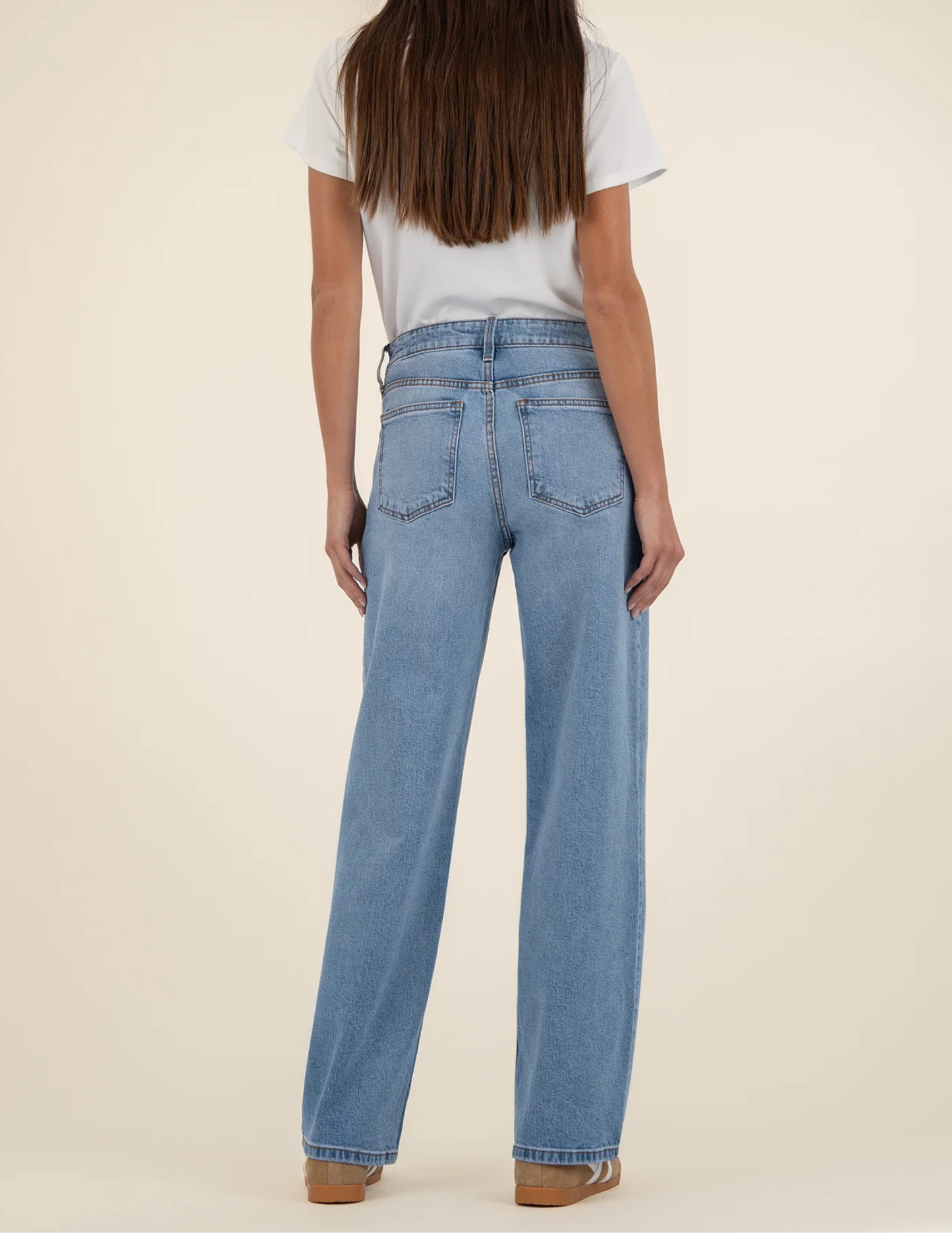 Selena Baggy Low Rise Straight Leg-Bravery