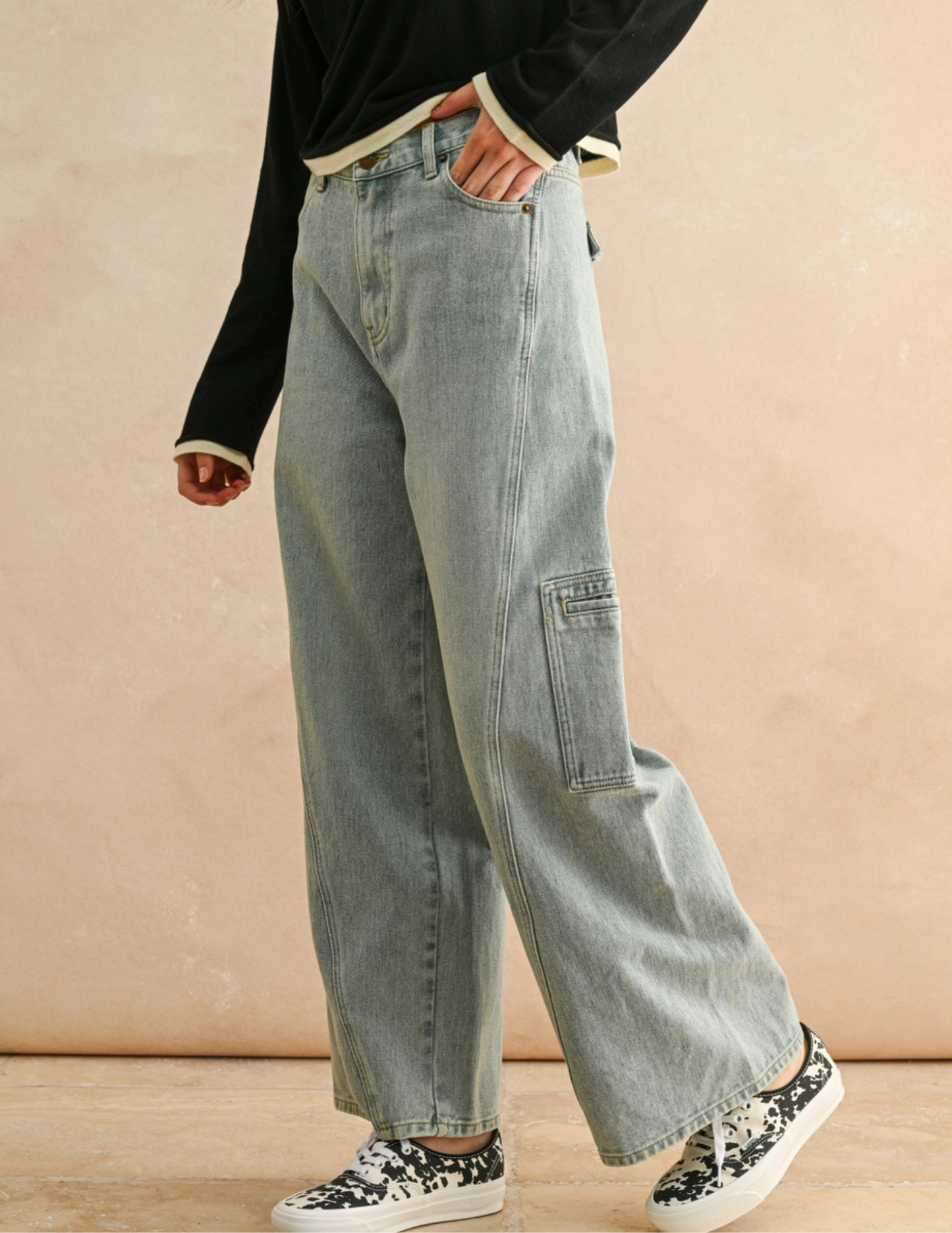 Utility Pocket Denim Jeans