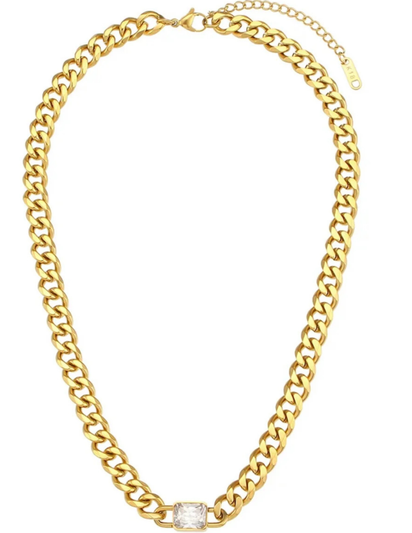 Chain with Diamond Pendant Necklace