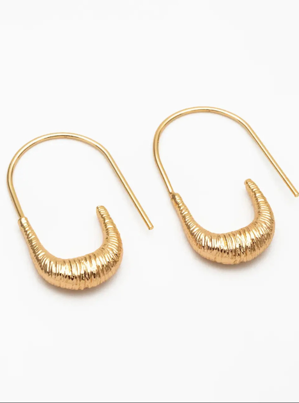 Denise Hoop Earrings - Tres Chic Boutique