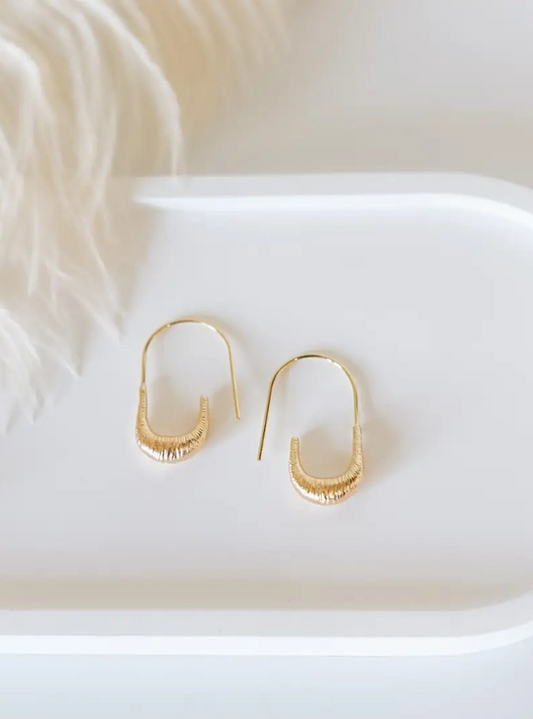 Denise Hoop Earrings - Tres Chic Boutique