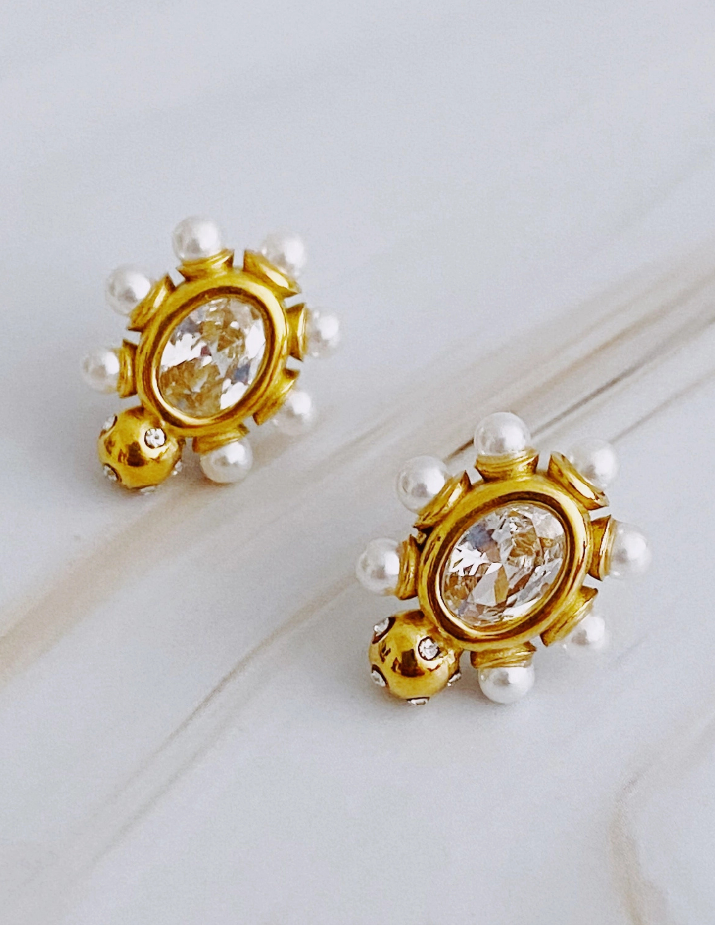 Glam On the Yacht Stud Earrings