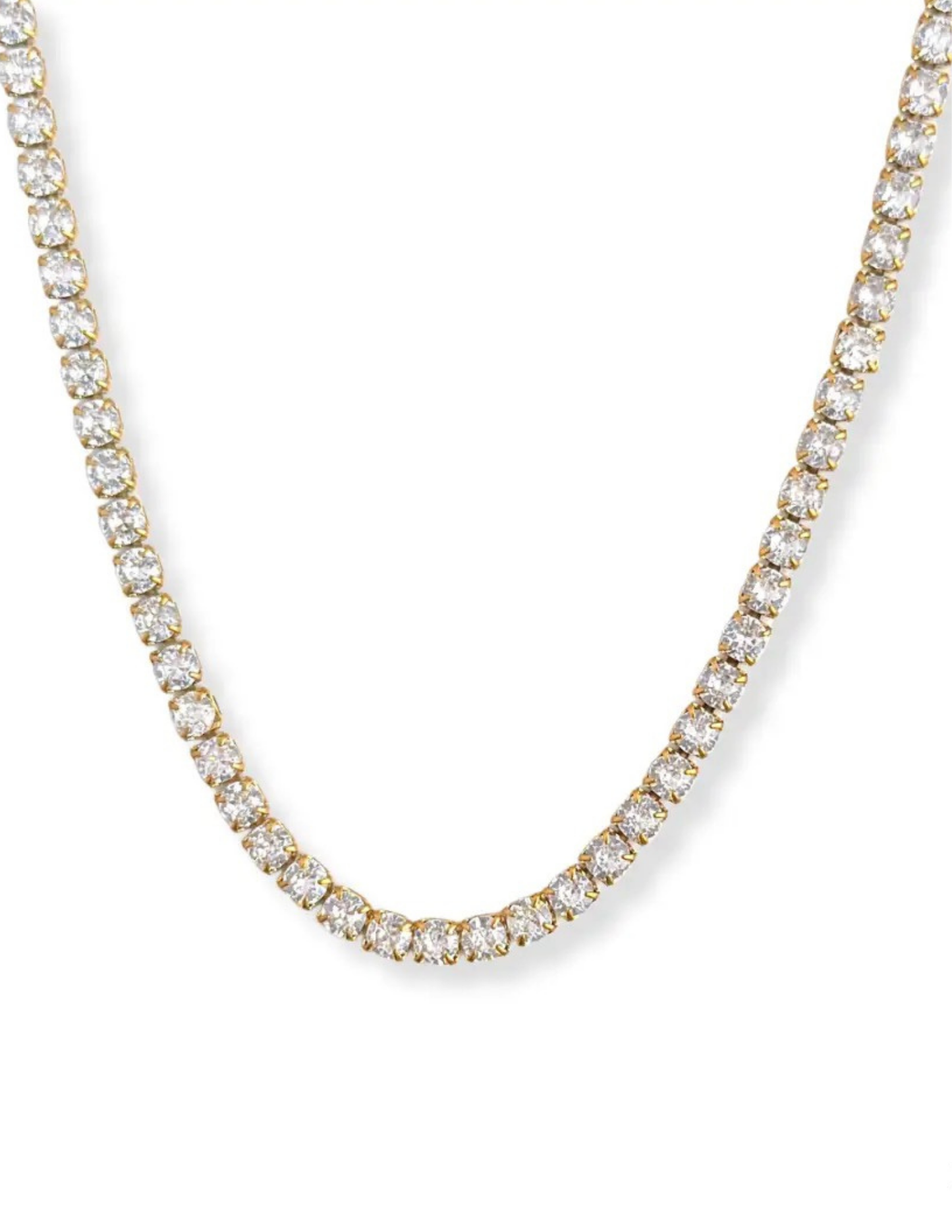 Tennis Necklace 3mm Waterproof