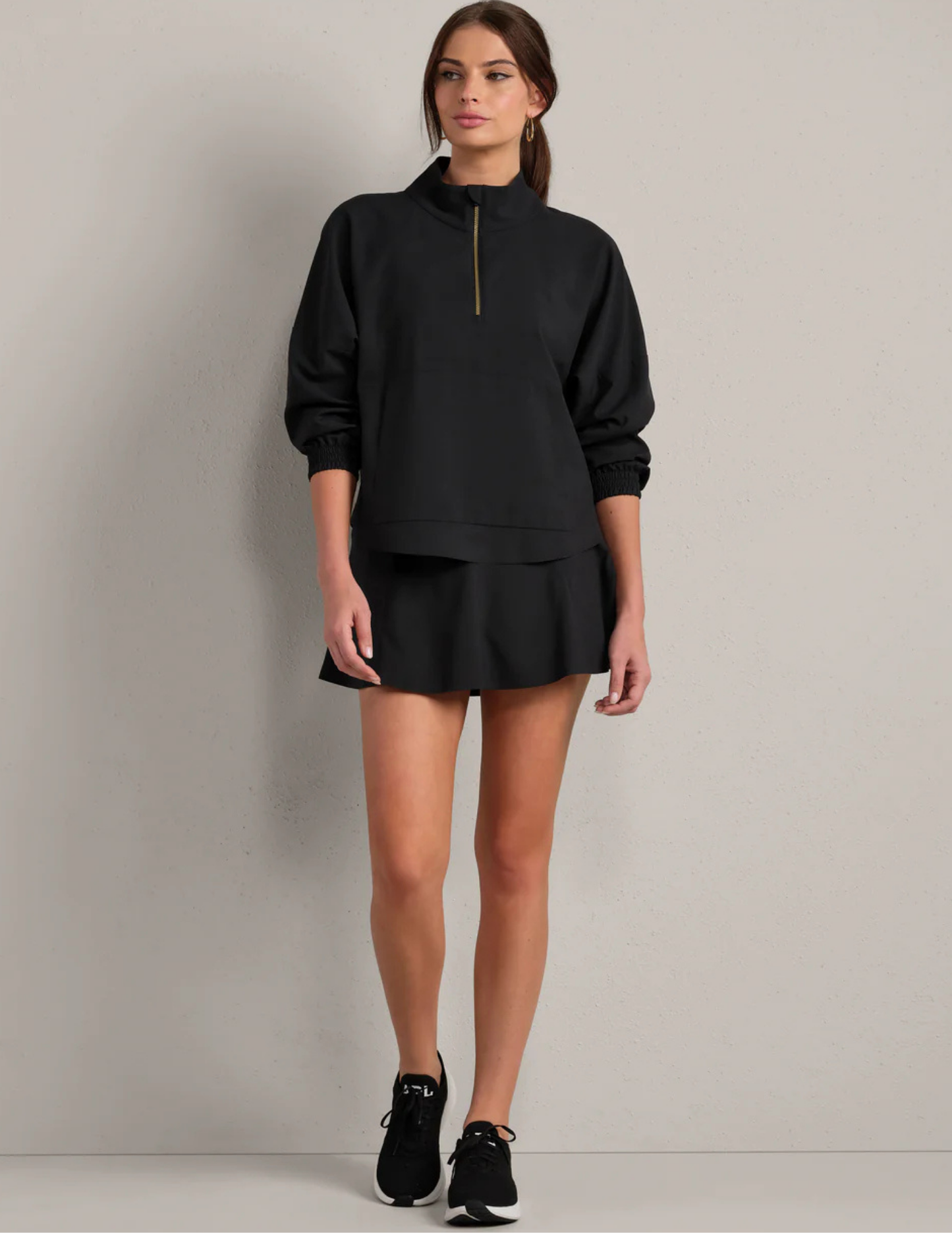 Rhone Apparel- Mirage Anorak- Black - Tres Chic Boutique