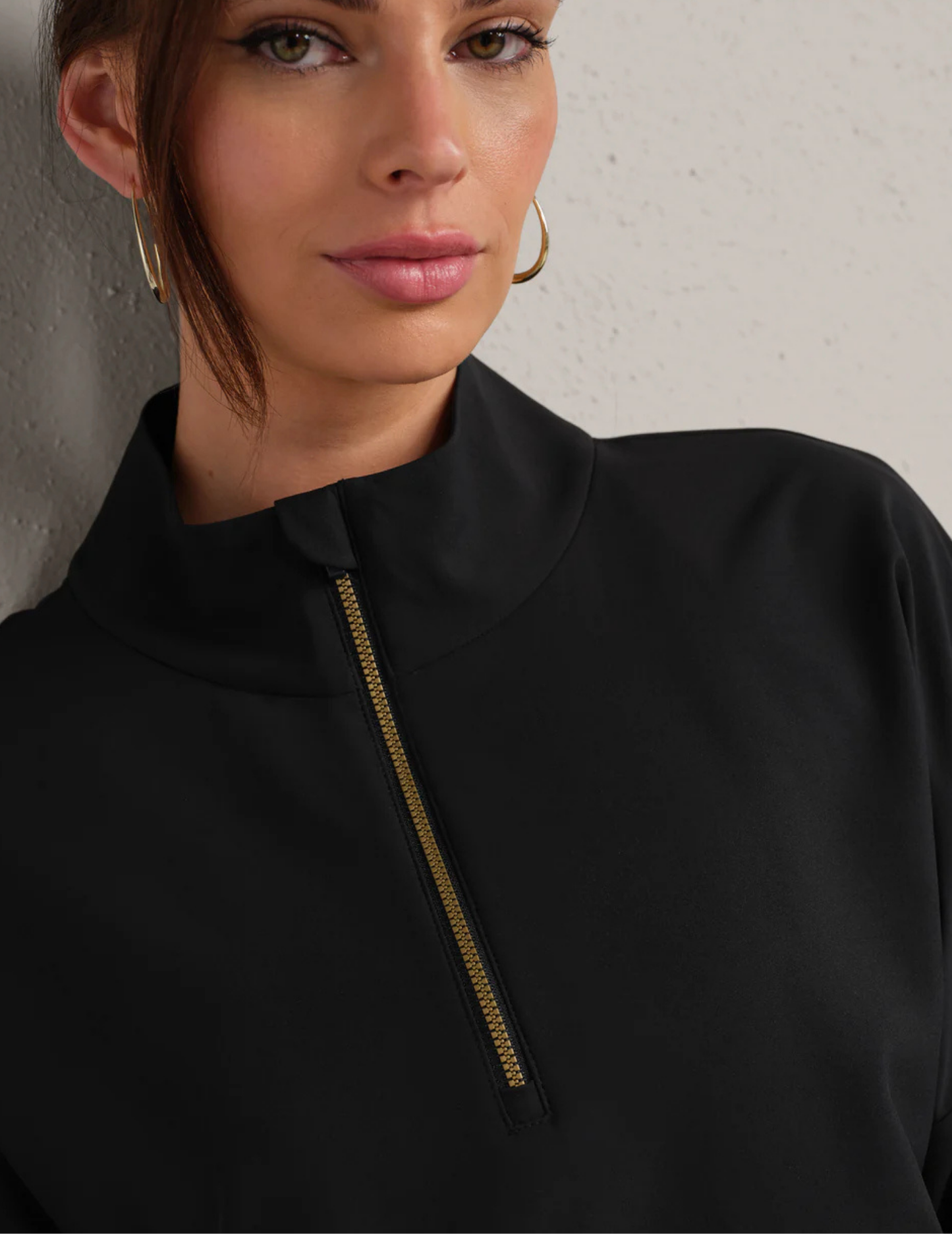 Rhone Apparel- Mirage Anorak- Black - Tres Chic Boutique