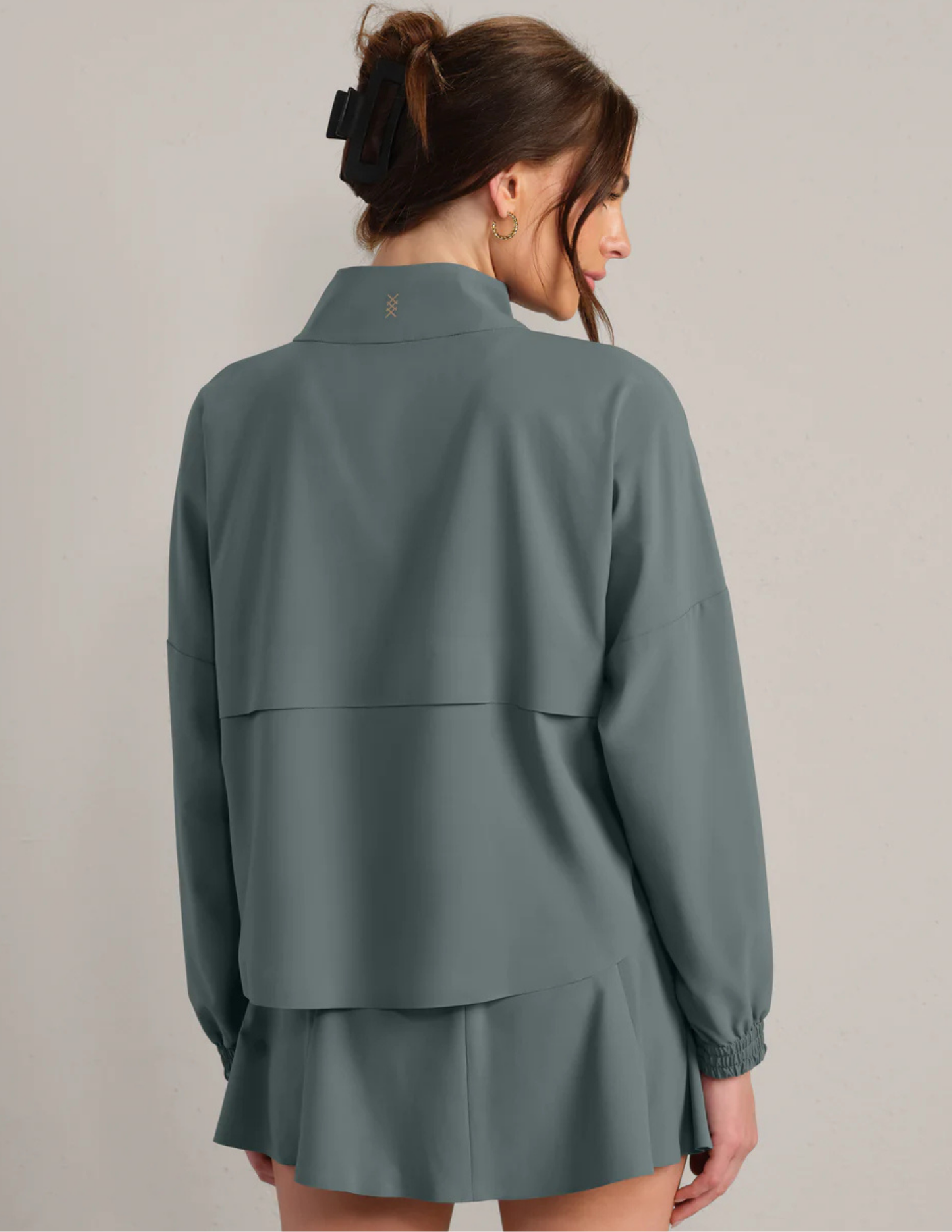 Rhone Apparel- Mirage Anorak- Green Smoke - Tres Chic Boutique