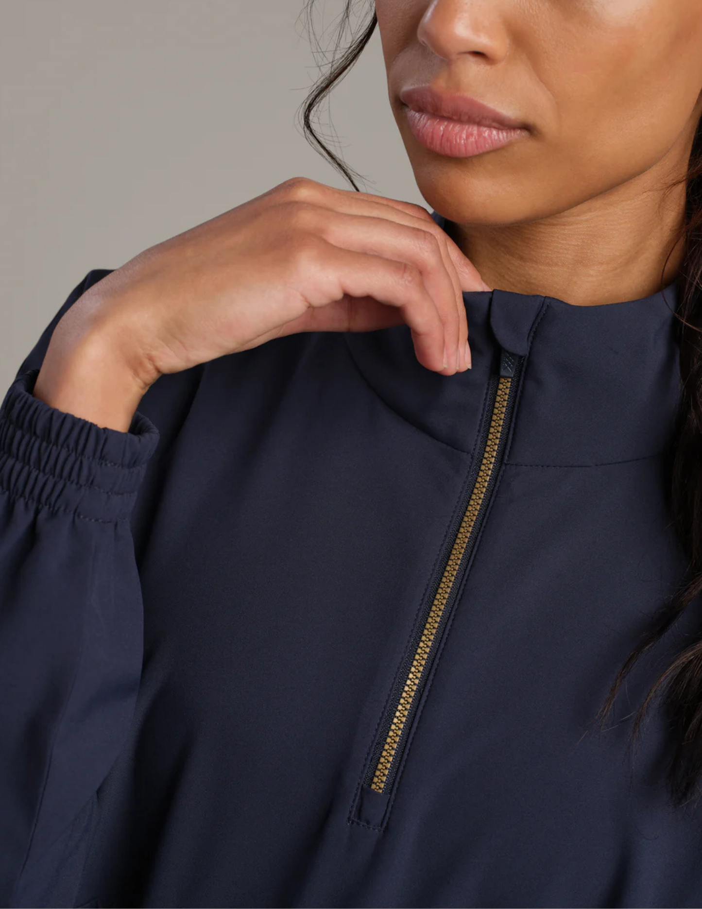 Rhone Apparel- Mirage Anorak- Navy Blue - Tres Chic Boutique