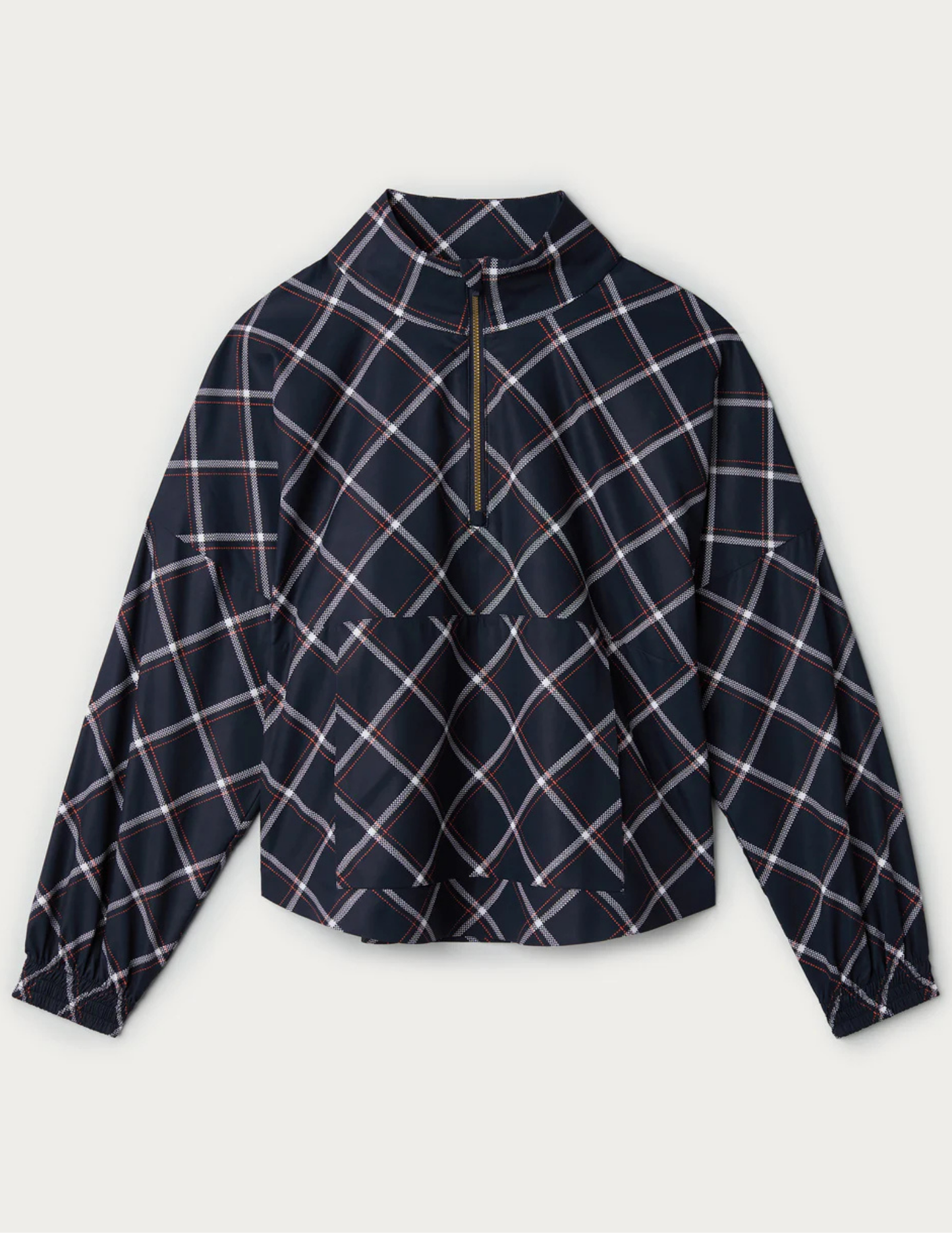 Rhone Apparel- Mirage Anorak- Navy Blue Windowpane - Tres Chic Boutique