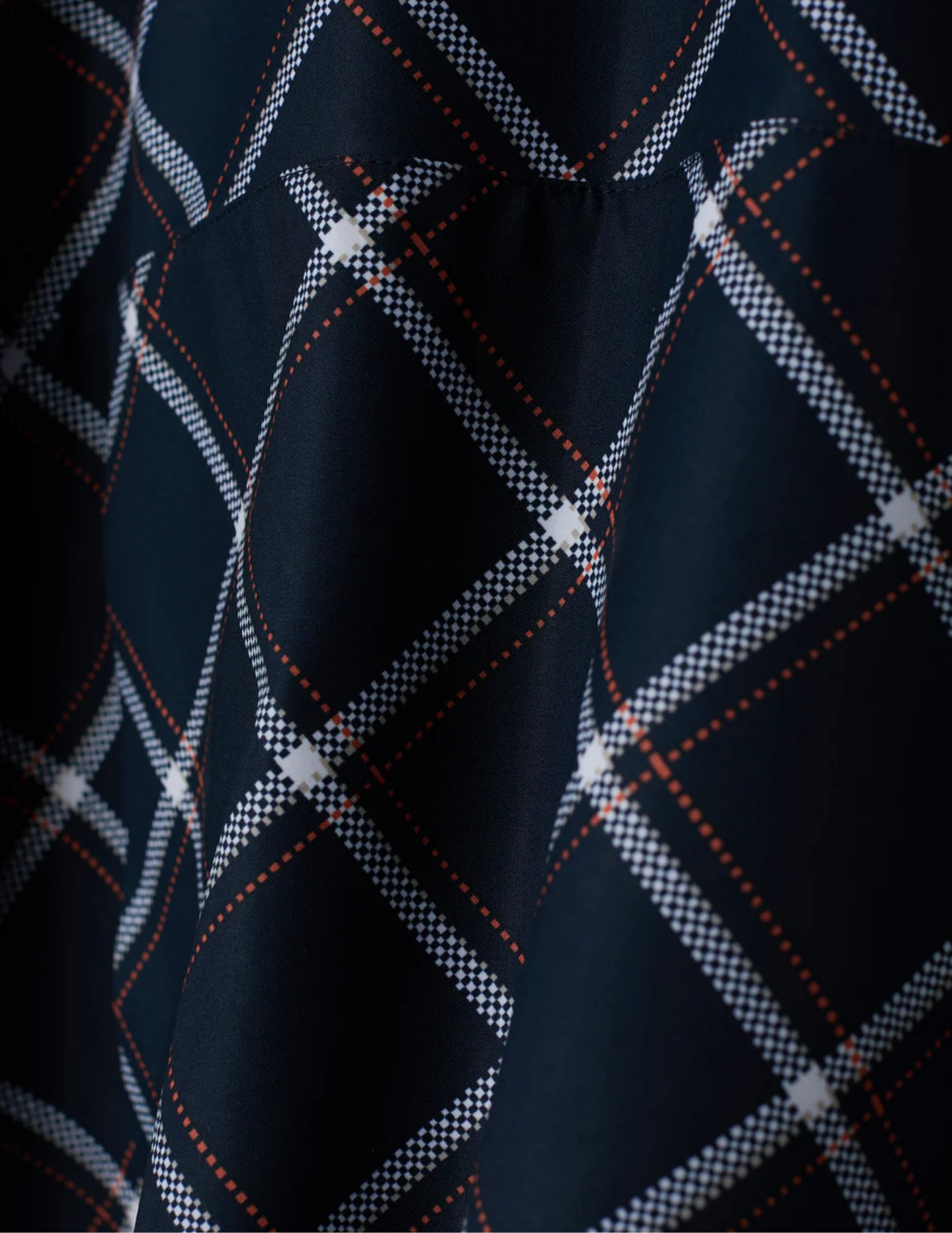 Rhone Apparel- Mirage Anorak- Navy Blue Windowpane - Tres Chic Boutique