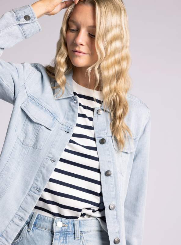 Jackie Jacket- Callie Wash - Tres Chic Boutique