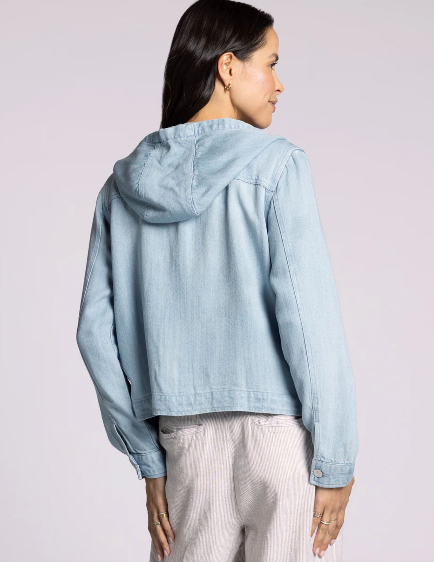 Jackie Hooded Jacket- Sun Wash