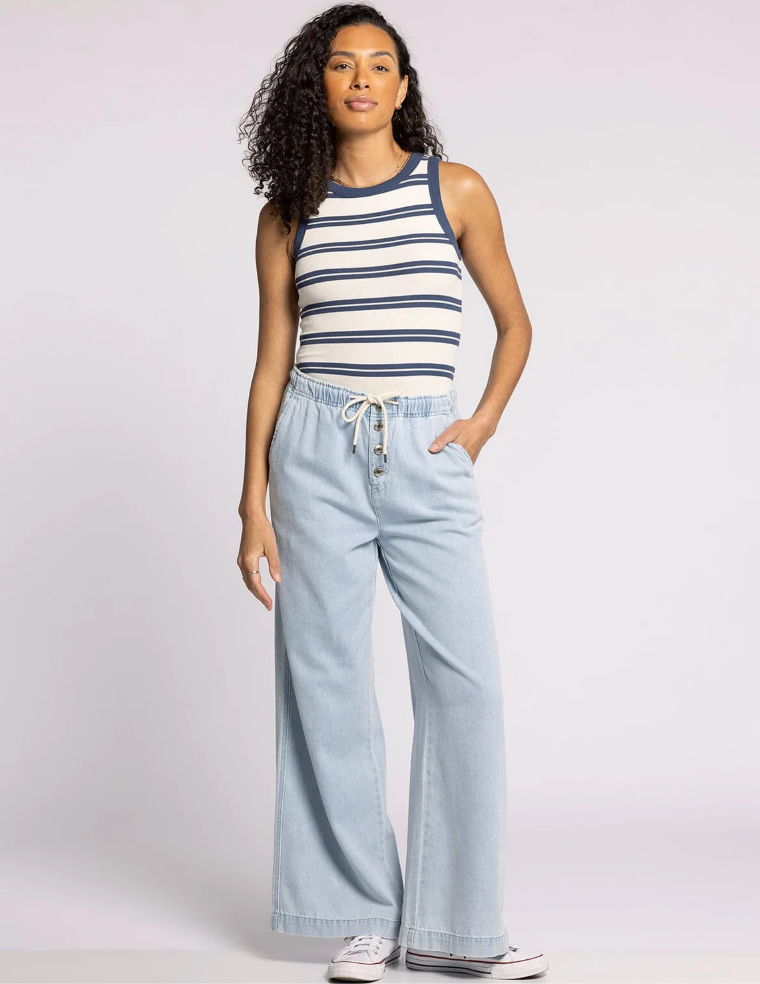 Norman Pants- Isla Wash - Tres Chic Boutique