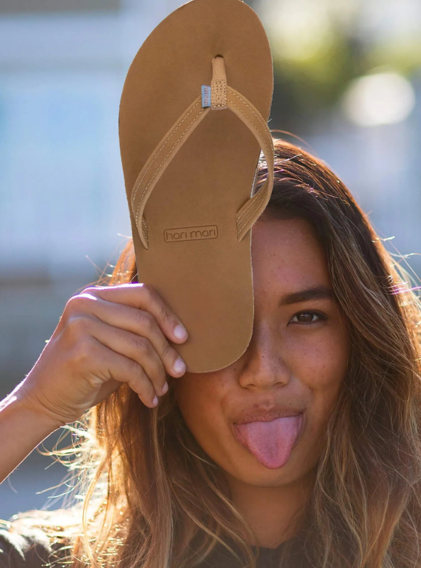 Hari Mari- Women's Fields- Tan/ Dusty Blue
