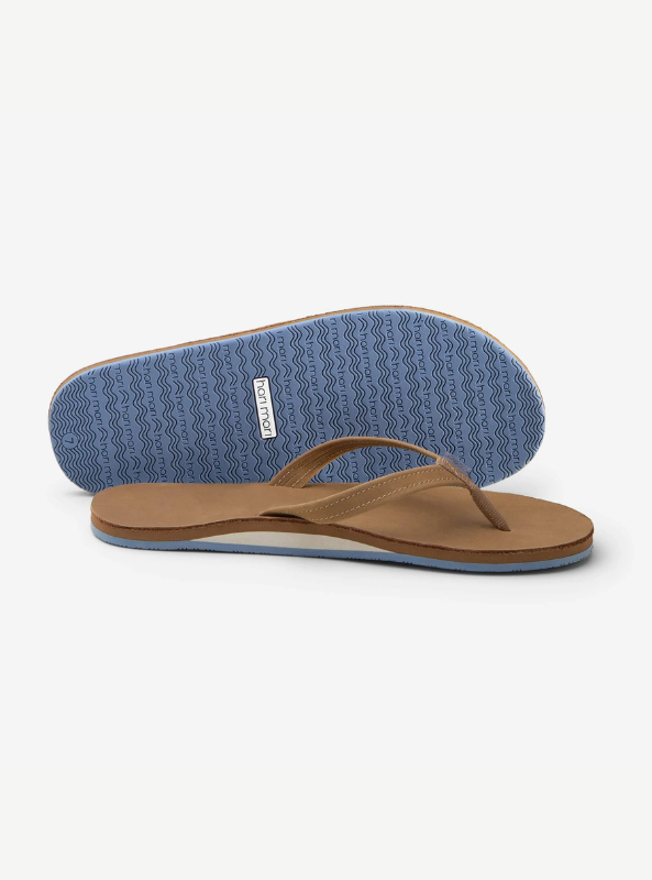Hari Mari- Women's Fields- Tan/ Dusty Blue - Tres Chic Boutique