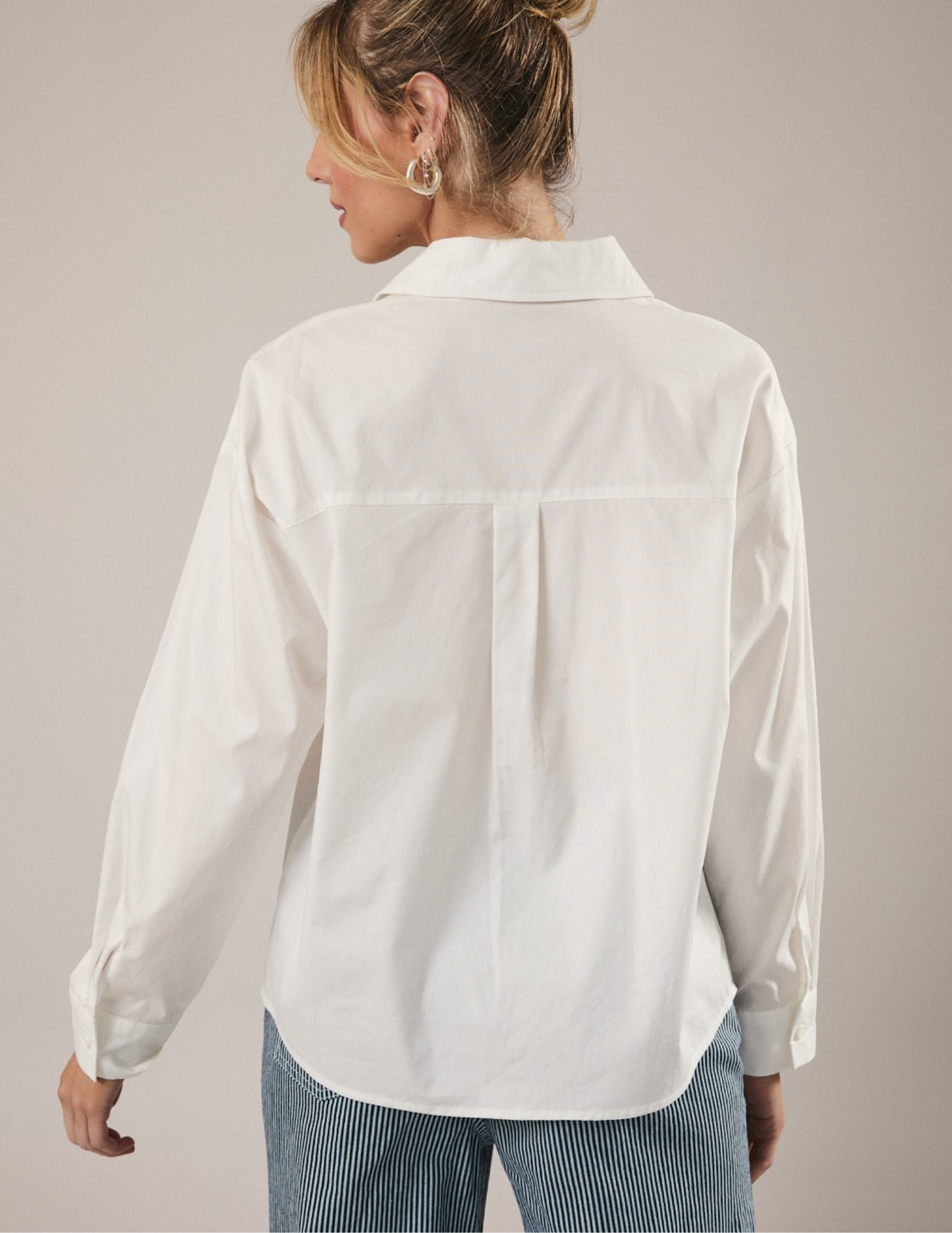 Heart Pocket Button Up Top