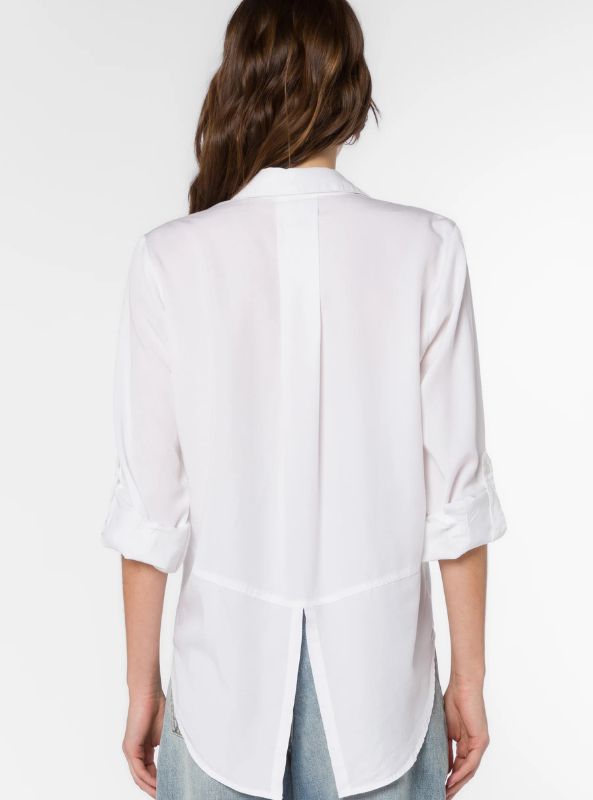 Riley Optic White Top - Tres Chic Boutique