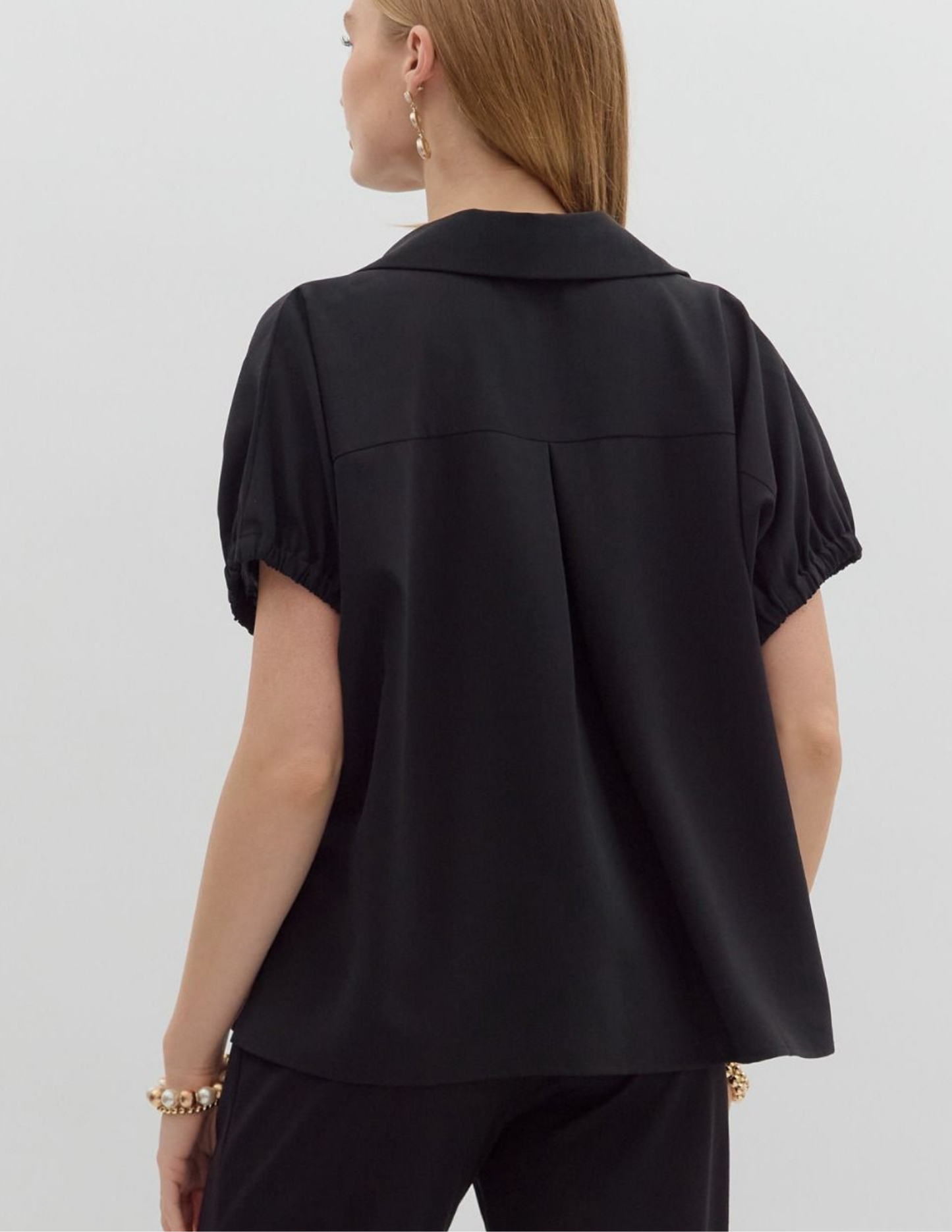Solid Go To Tunic- Black - Tres Chic Boutique