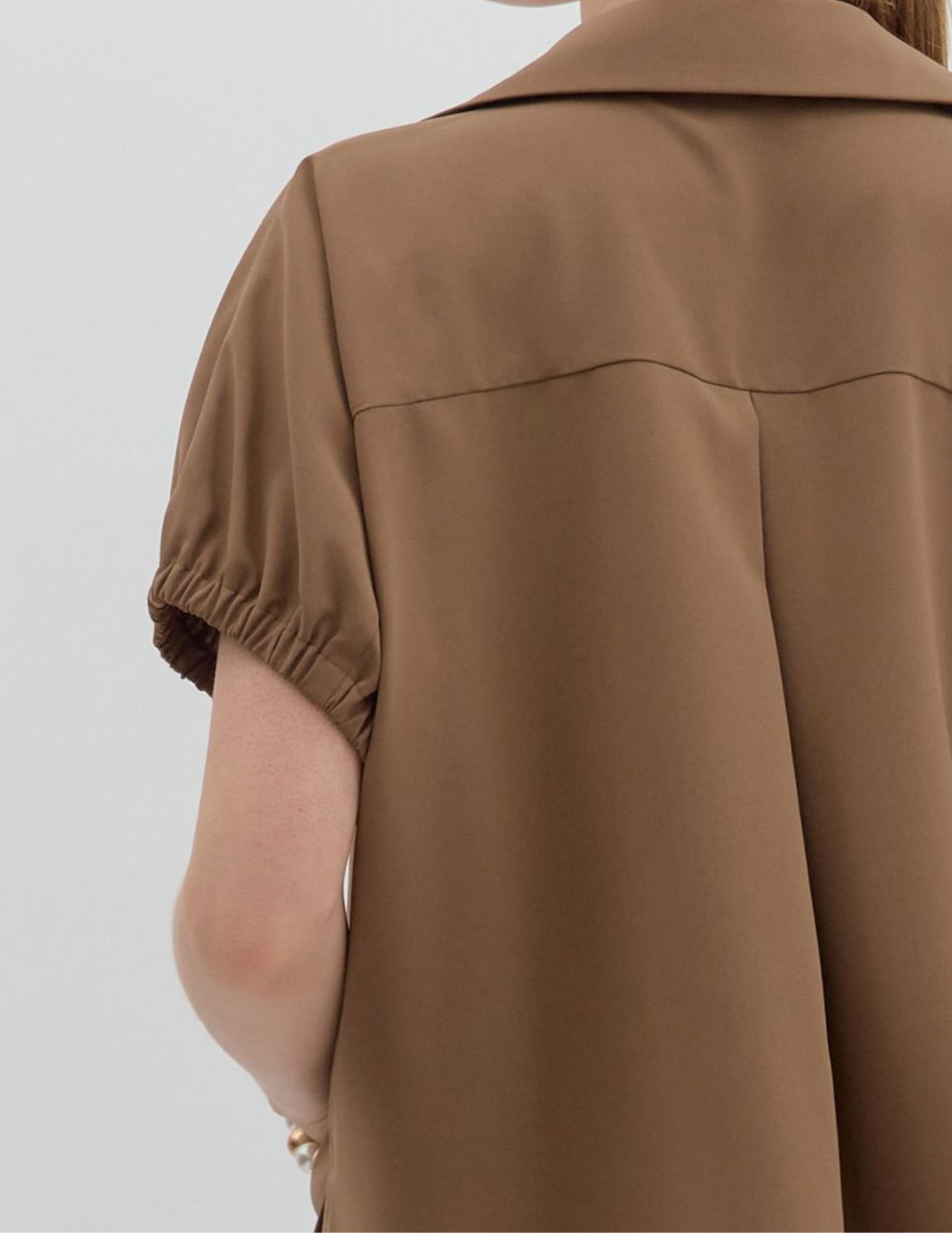 Solid Go To Tunic- Mocha - Tres Chic Boutique