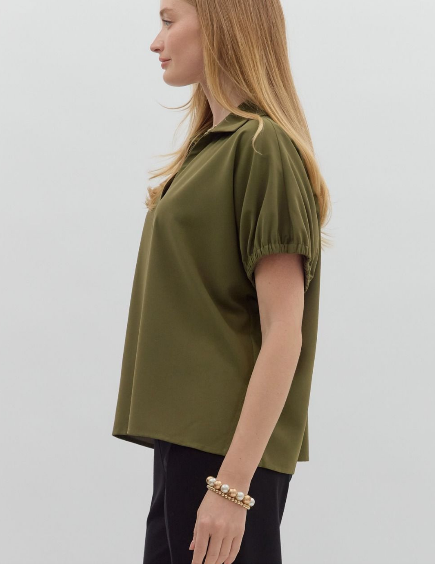 Solid Go To Tunic- Olive - Tres Chic Boutique