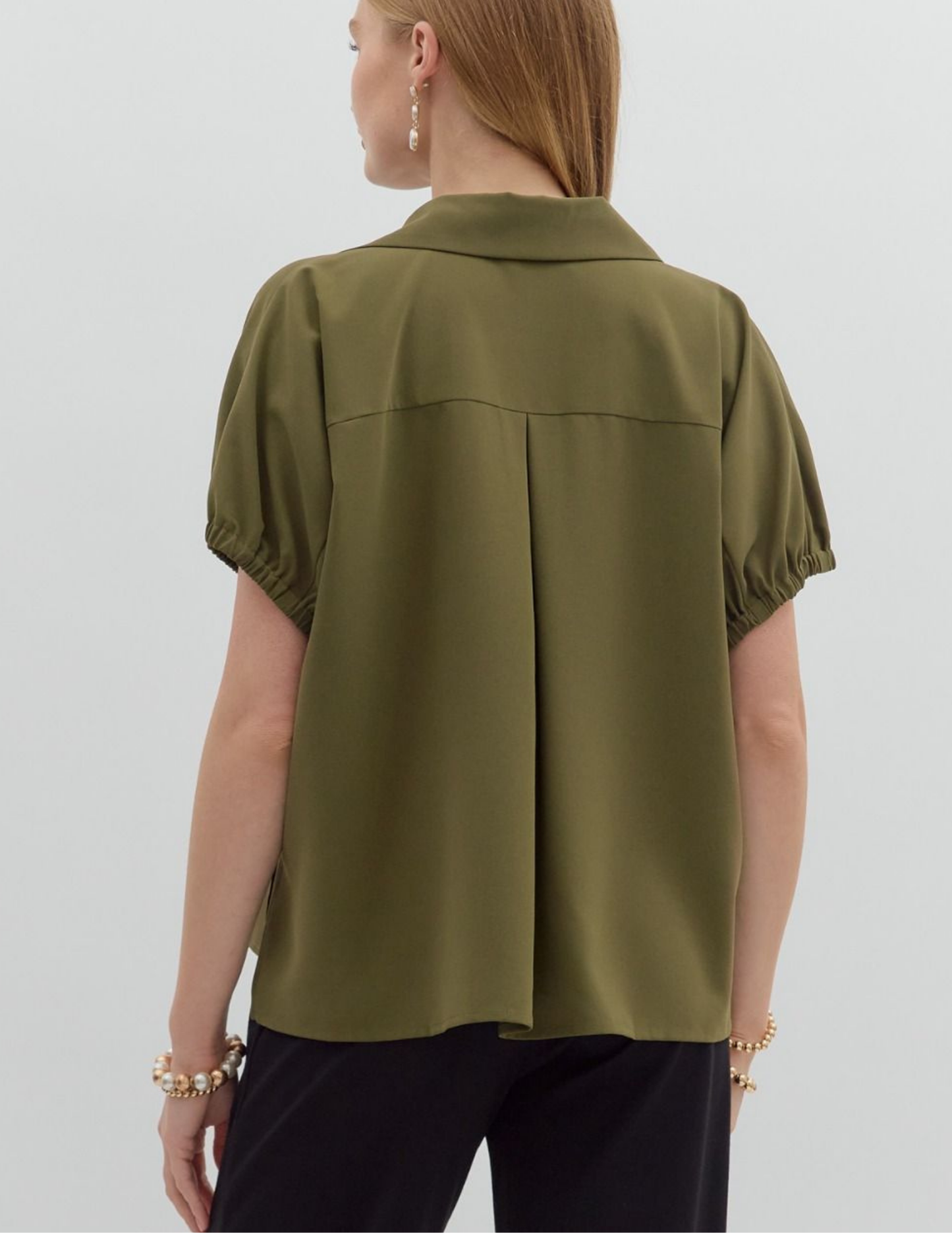 Solid Go To Tunic- Olive - Tres Chic Boutique
