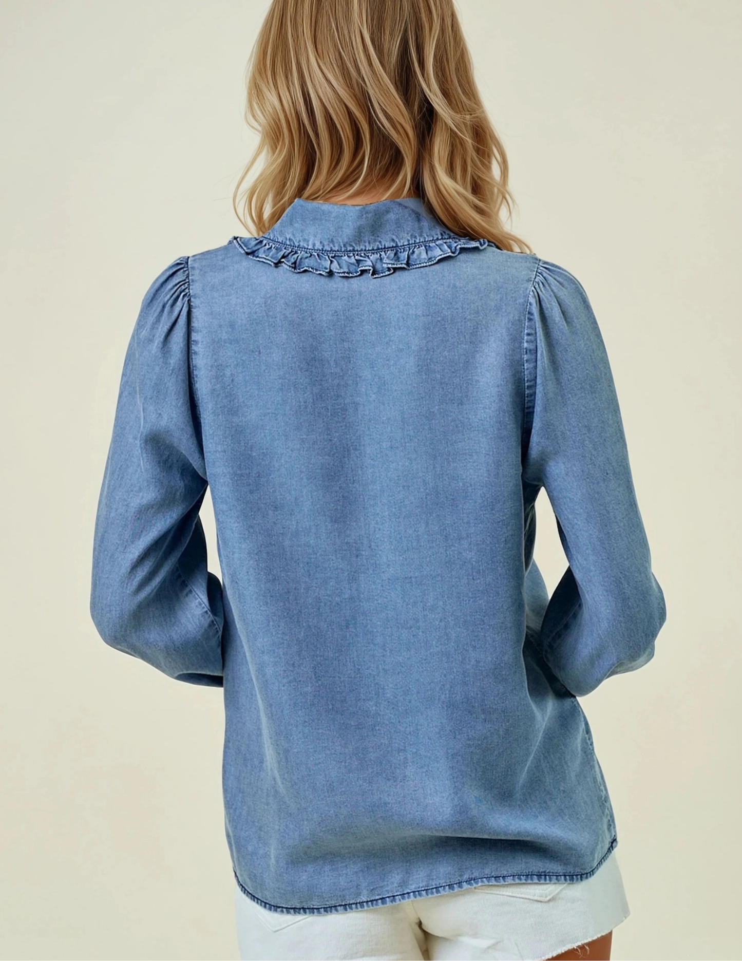 Tencel Denim Button Down Shirt