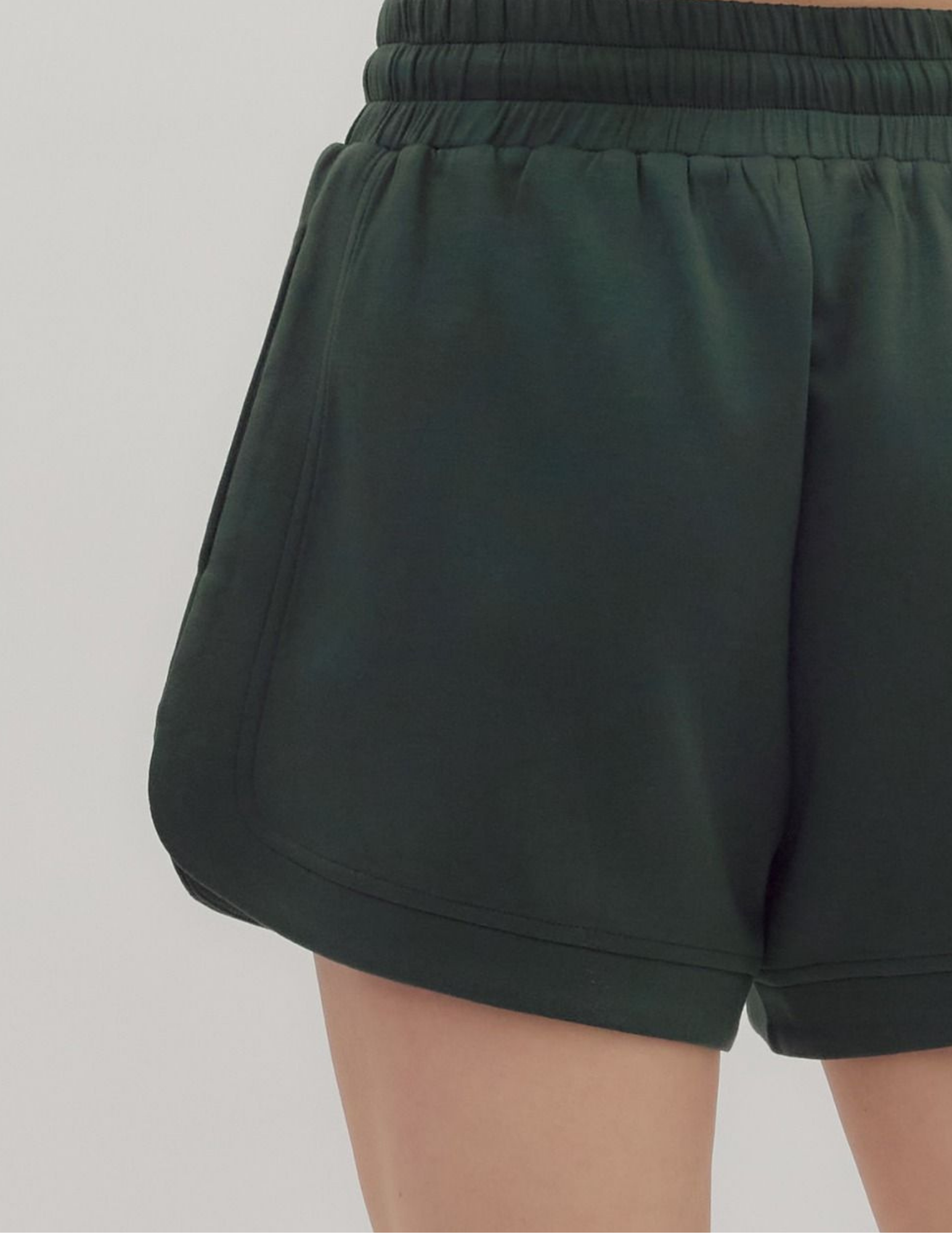 On The Go Short- Forest - Tres Chic Boutique