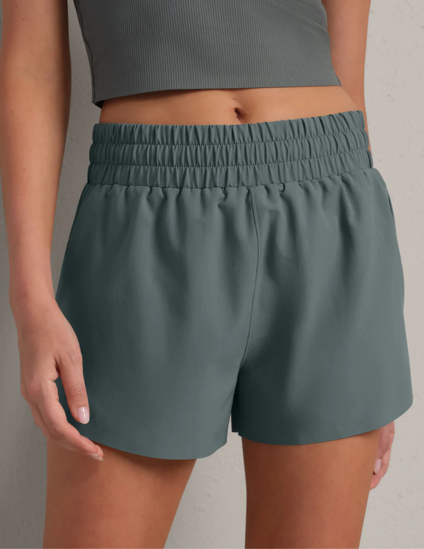 Rhone Apparel- "2.5" Mirage Short- Green Smoke - Tres Chic Boutique