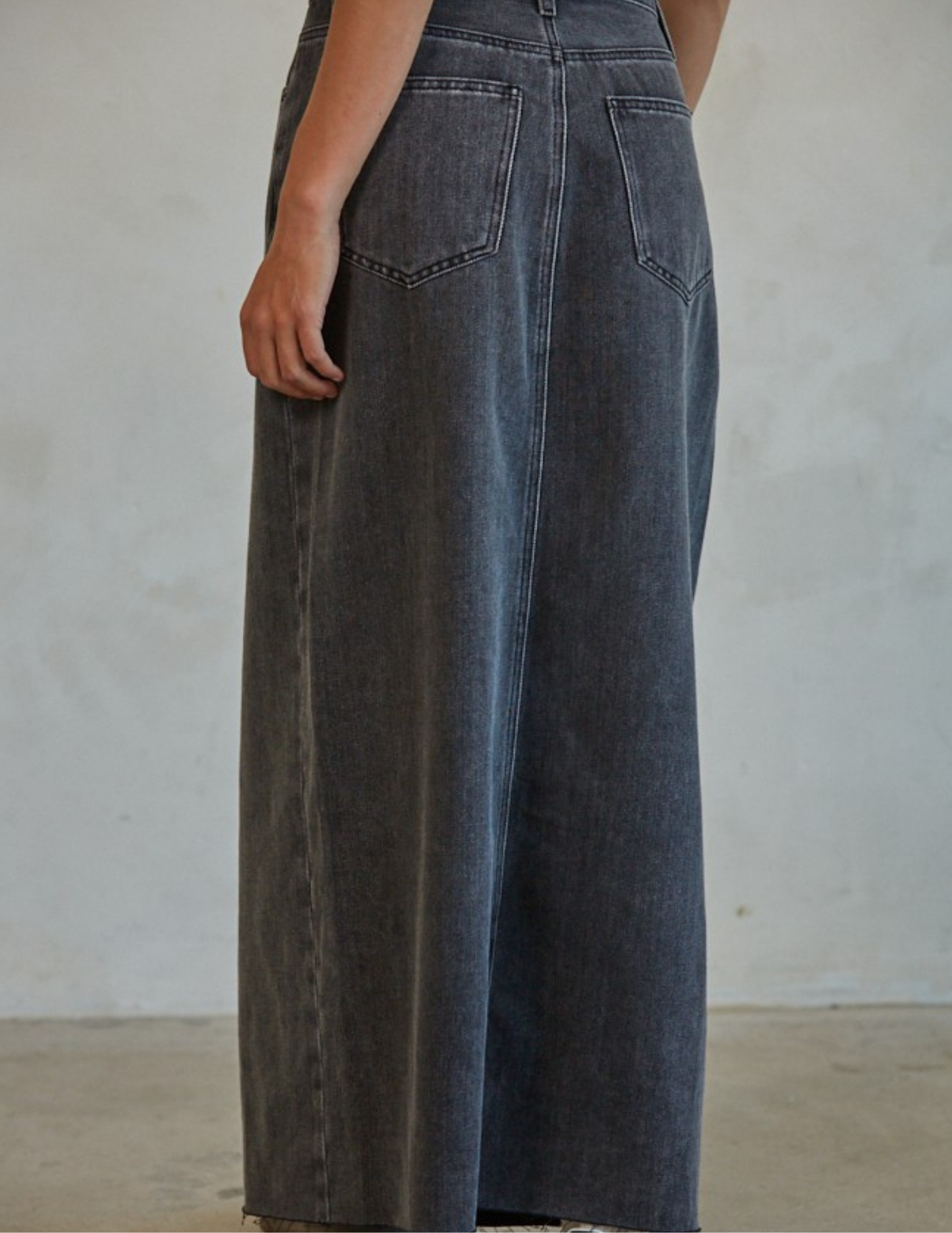 Fast Forward Skirt- Black Denim