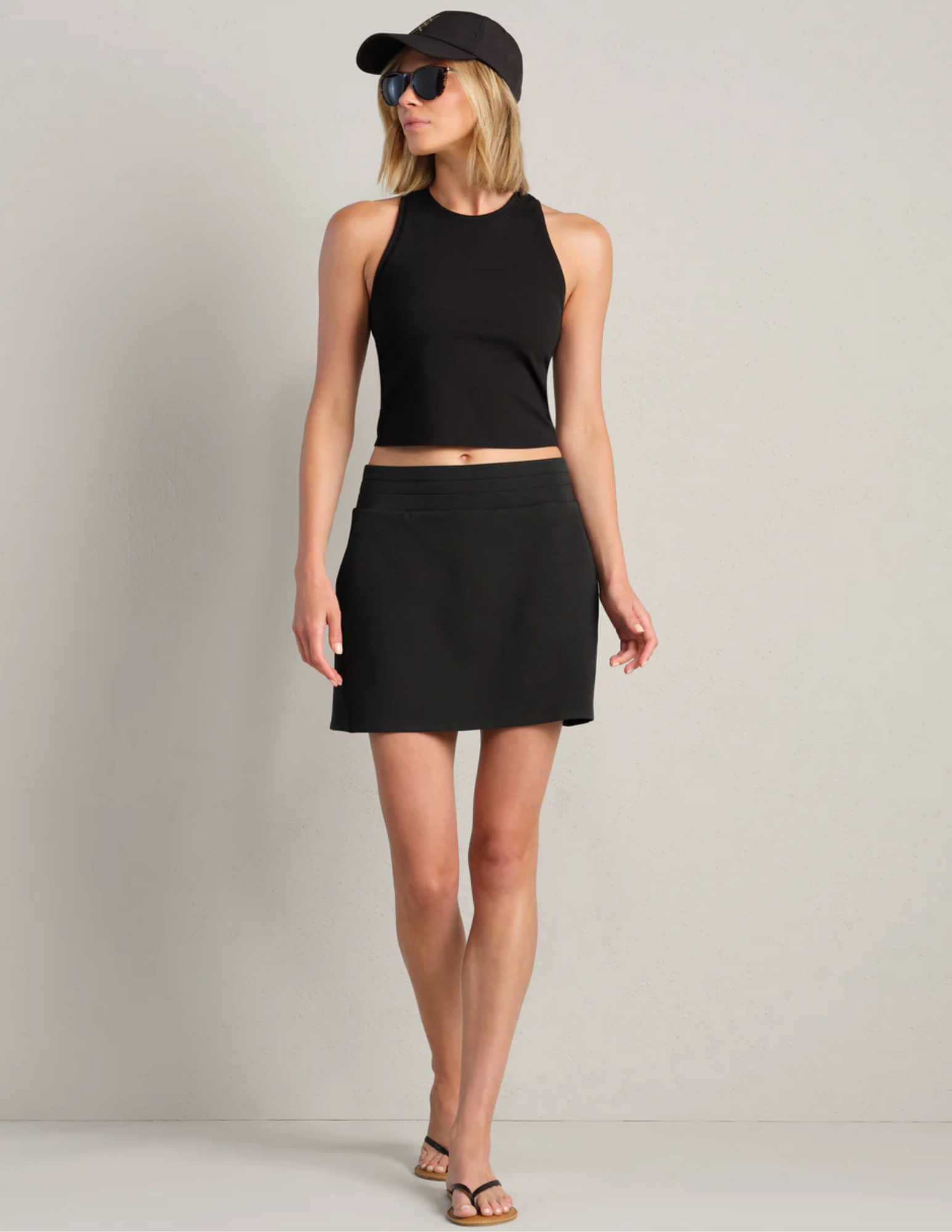 Rhone Apparel DreamGlow Skort - Black Heather - Tres Chic Boutique