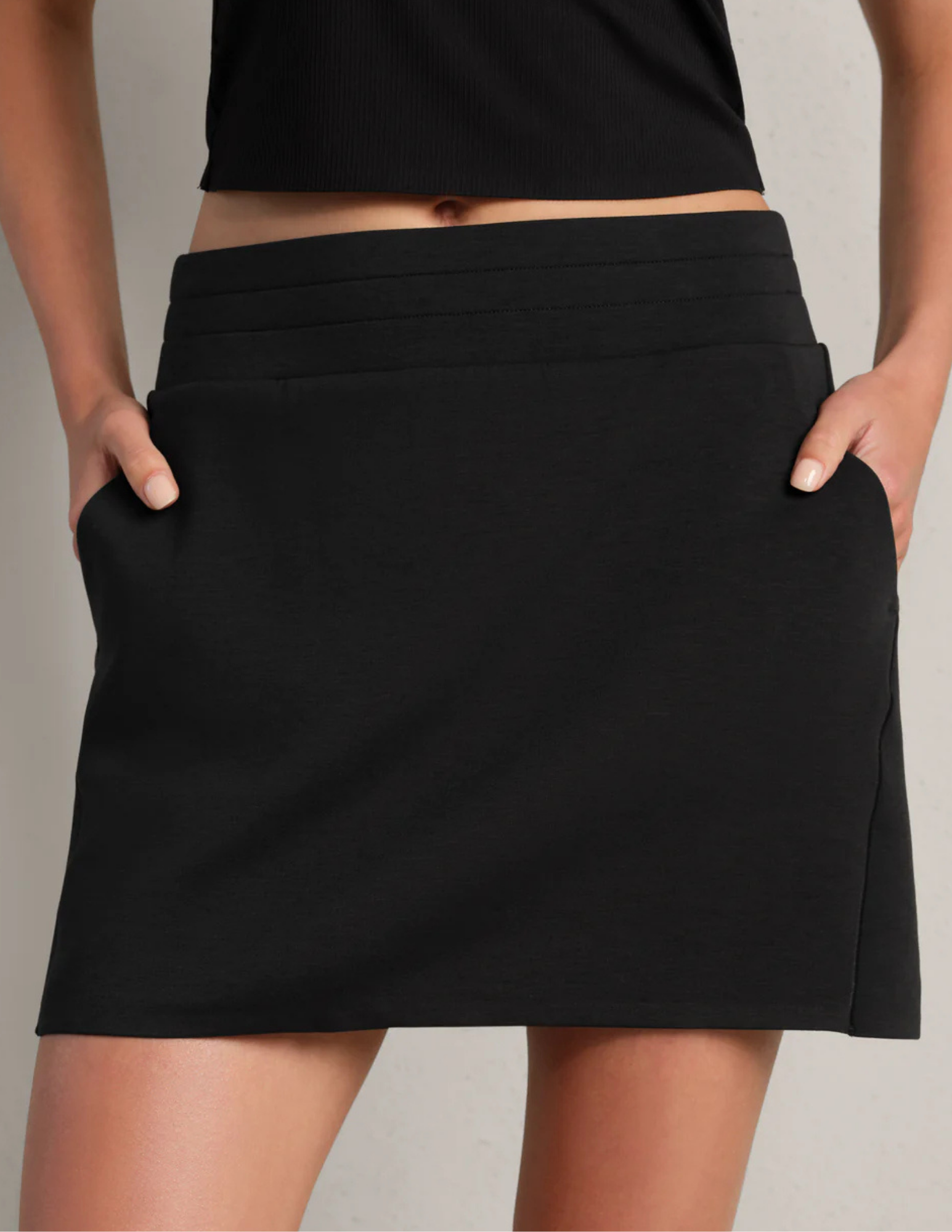 Rhone Apparel DreamGlow Skort - Black Heather - Tres Chic Boutique