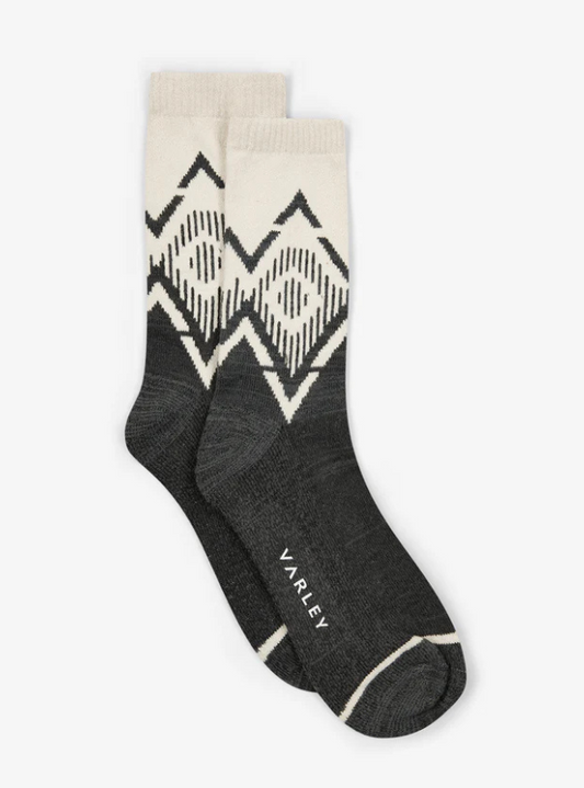 Varley- Erica Jacquard Knit Sock- Charcoal Marl - Tres Chic Boutique