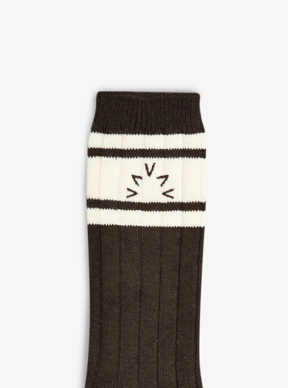 Varley- Varley- Malissa Plush Wide Rib Sock- Coffee Bean - Tres Chic Boutique