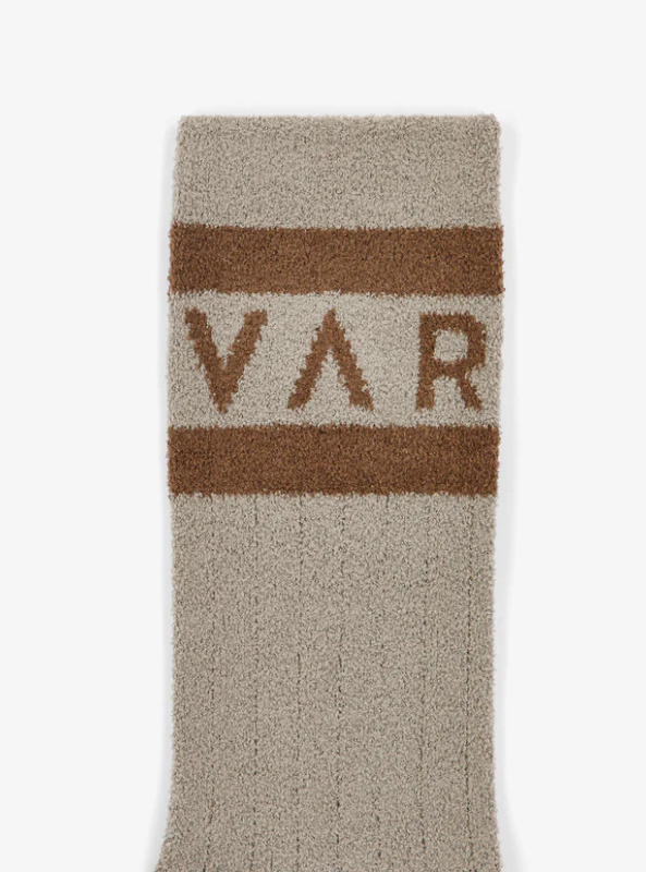 Varley- Spencer Sock- Simply Taupe/ Deep Taupe - Tres Chic Boutique